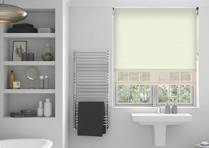 Rimini (Blackout), Cream & Shimmer Cream - Double Roller Blind - Image 3